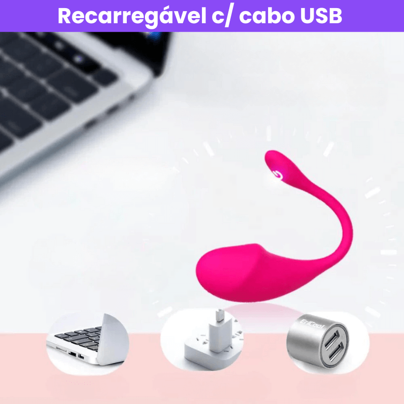 Vibrador Vaginal G-Spot Controlado por App - Prazer à Distância