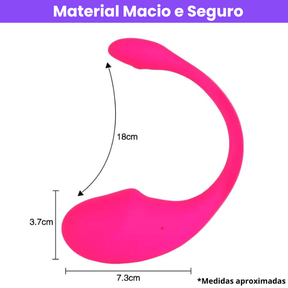 Vibrador Vaginal G-Spot Controlado por App - Prazer à Distância